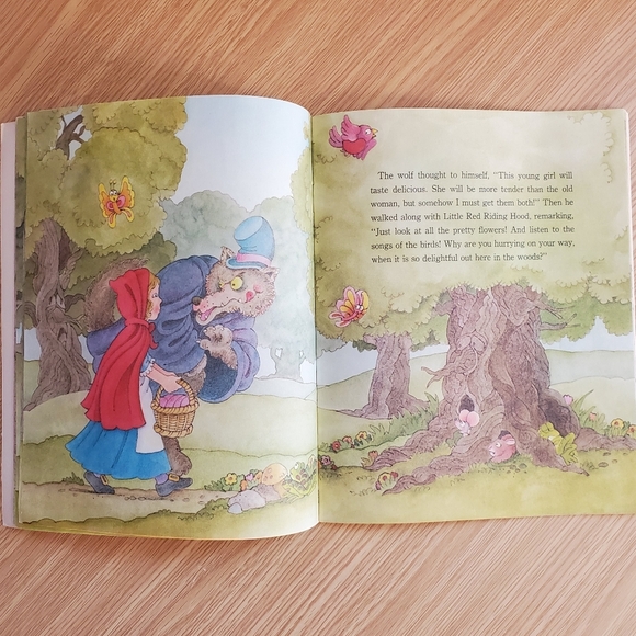 Little Red Riding Hood paperback childrens book‎ vintage troll associates - Picture 7 of 8